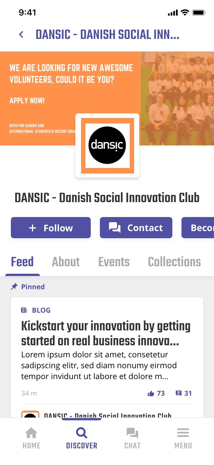 CBS Students app screen