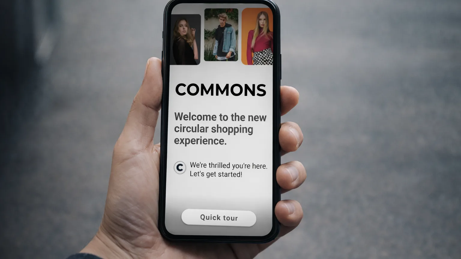 Commons app screen