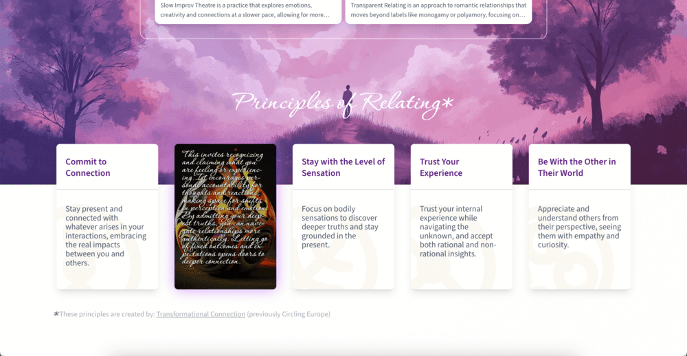 Warsaw Institute of Relating website section