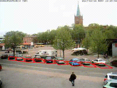 Parking detection animation